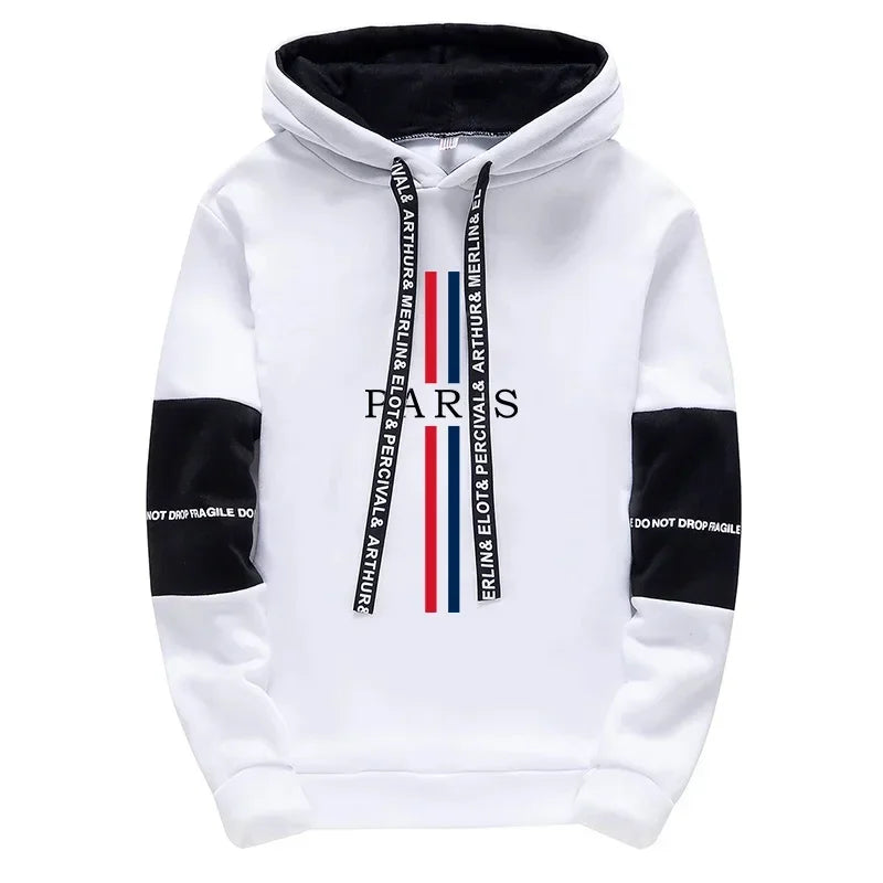 Sudadera con Capucha de Alta Calidad - Hoodie Manga Larga Pullover - Conjunto Deportivo Casual para Hombre - Streetwear Todas las Estaciones